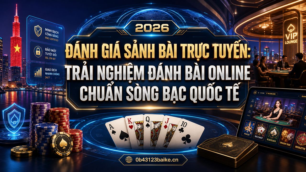 Đánh giá sảnh bài trực tuyến: Trải nghiệm đánh bài online chuẩn sòng bạc quốc tế